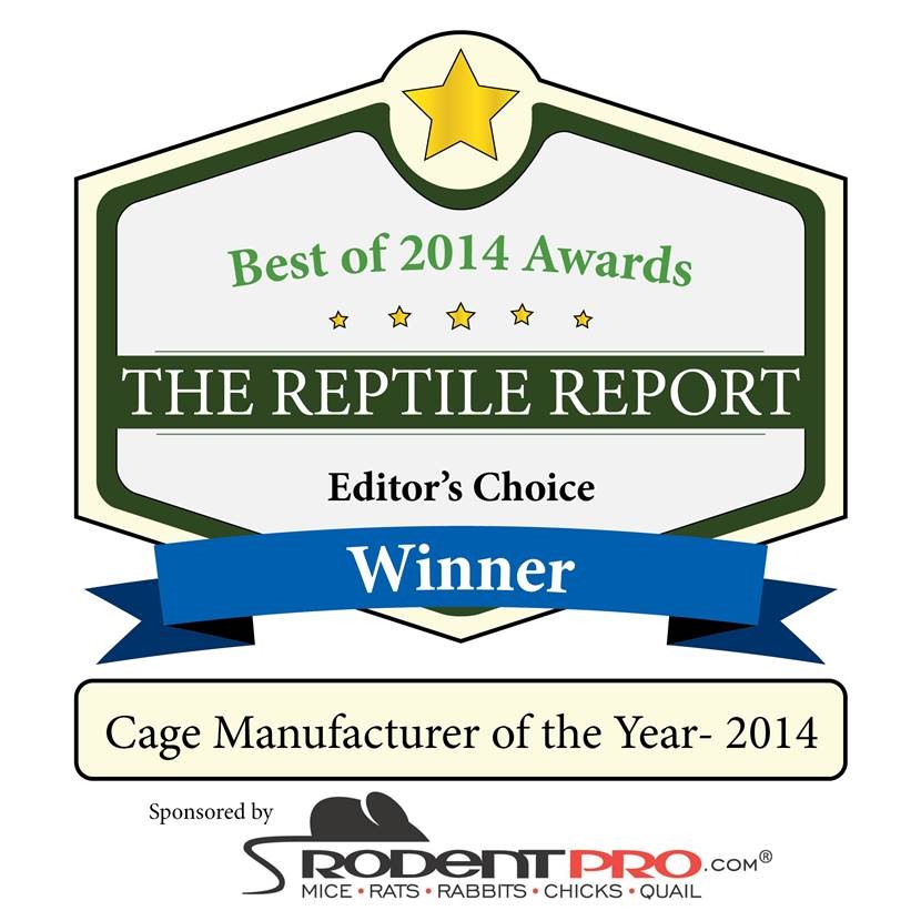 Reptile Report Editors Choice - Manufacturer of the year.